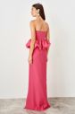 Trendyol Fuchsia Peplum detailed evening dress galéria