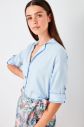 Trendyol Tile Bone button Detailed shirt galéria