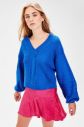 Trendyol Mustard V Collar Knits Detailed Knitwear Sweater galéria