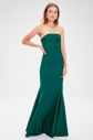 Trendyol Emerald Green Collar Draped Evening Dress galéria