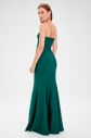 Trendyol Emerald Green Collar Draped Evening Dress galéria