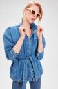 Trendyol Blue Binding Detailed Denim Jacket galéria