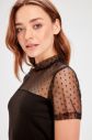 Trendyol Black Tulle Detailed Knitted Dress galéria