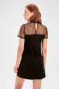 Trendyol Black Tulle Detailed Knitted Dress galéria