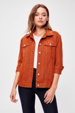 Trendyol Camel Denim Jacket