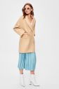 Trendyol Beige Oversize Woolly Cachet Coat galéria