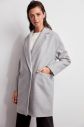 Trendyol Beige Oversize Woolly Cachet Coat galéria