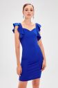 Trendyol Saks Flywheel Sleeve Detailed Dress galéria
