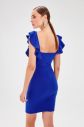 Trendyol Saks Flywheel Sleeve Detailed Dress galéria