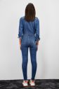 Trendyol Blue Ripped Detailed Skinny Jeans galéria