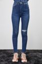 Trendyol Blue Ripped Detailed Skinny Jeans galéria