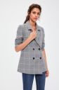 Trendyol Grey Checkered Jacket galéria