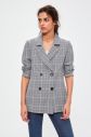 Trendyol Grey Checkered Jacket galéria