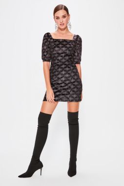 Trendyol Multi-ColourEd Short Sleeve Dress