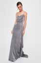 Trendyol Silver Drape Detailed Evening Dress galéria
