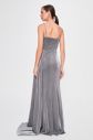 Trendyol Silver Drape Detailed Evening Dress galéria