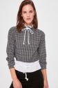 Trendyol Grey Cascade Patterned Knitted Sweatshirt galéria