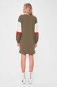 Trendyol Khaki Color Block Printed Knitted Dress galéria