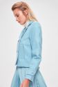 Trendyol Blue Button Off Short Cashmere Coat galéria