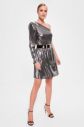 Trendyol Anthracite Single Sleeve Dress galéria