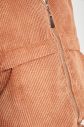 Trendyol Cinnamon Hooded Velvet Coat galéria
