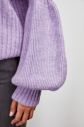Trendyol Lila Knitting Detailed Balloon Sleeve Knitwear Sweater galéria