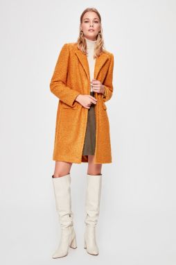 Trendyol Mustard Buklet Button Closing Kase Kaban