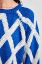 Trendyol Ekru Baklava Patterned Knitwear Sweater galéria