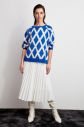 Trendyol Ekru Baklava Patterned Knitwear Sweater galéria