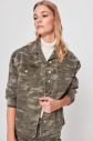 Trendyol Green Camouflage Denim Jacket galéria