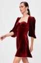 Trendyol Burgundy Collar Detailed Dress galéria