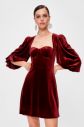 Trendyol Burgundy Collar Detailed Dress galéria