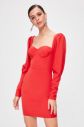 Trendyol Red Kiss Collar Dress galéria