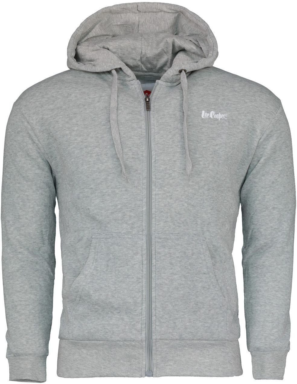 lee cooper full zip fleece jacket mens