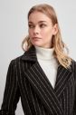 Trendyol Black Long Metal Buckle Belt Edging Coat galéria