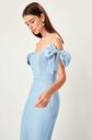 Trendyol Blue Bow detailed evening dress galéria