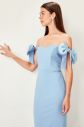 Trendyol Blue Bow detailed evening dress galéria
