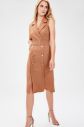 Trendyol Camel Belt Button Dress galéria