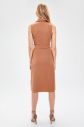 Trendyol Camel Belt Button Dress galéria