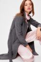 Trendyol Long Cashmere Coat with Grey Belt galéria