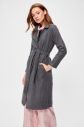 Trendyol Long Cashmere Coat with Grey Belt galéria