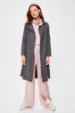 Trendyol Long Cashmere Coat with Grey Belt galéria