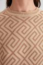Trendyol Ecru Patterned Knitwear Sweater galéria