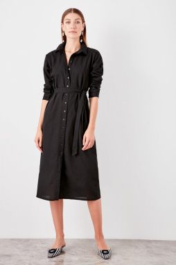 Trendyol Black shirt Dress