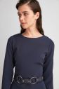 Trendyol Dark Blue Belt Dress galéria