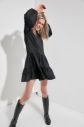 Trendyol Black Wide Cut Taffeta Dress galéria