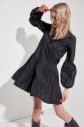 Trendyol Black Wide Cut Taffeta Dress galéria