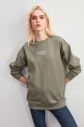 Trendyol Khaki Bicycle Collar Knitted Sweatshirt galéria