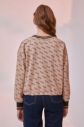 Trendyol Camel Printed Knitted Sweatshirt galéria