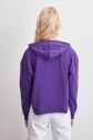 Trendyol Purple Printed Knitted Sweatshirt galéria